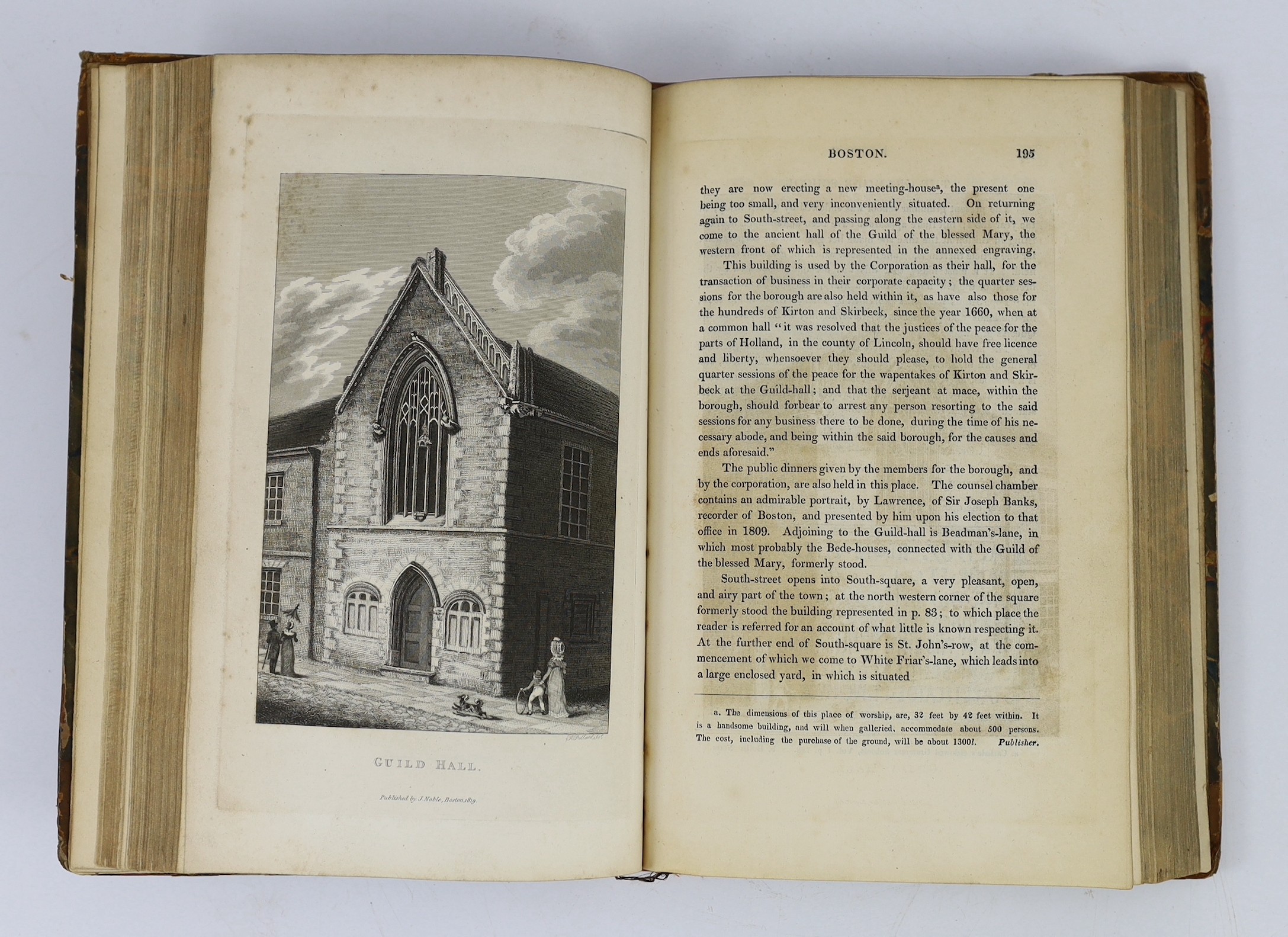 LINCOLNSHIRE: Thompson, Pishey - Collections for a Topographical and Historical Account of Boston, and the Hundred of Skirbeck ...